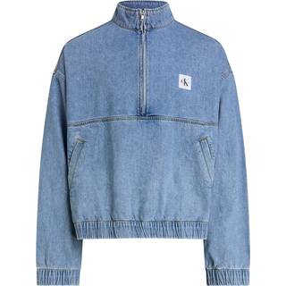 Jakke Calvin Klein Jeans Pop Over Denim Jacket Denim M - Denim - M