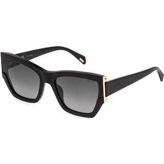 Police Kvinde SPLR22 SECRET 2 700 Solbriller Acetat Sort Røg Cat Eye Normal Skygge