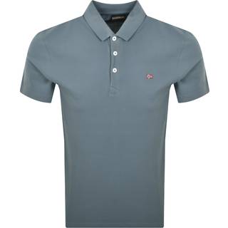 Napapijri Ealis Short Sleeve Polo T Shirt Blue