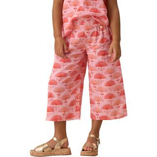 Angel & Rocket Angel & Rocket Pink Bolt Fleur Printed Wide Leg Trousers
