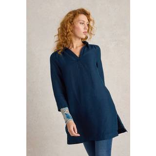 White Stuff White Stuff Blue Blake 100% Linen Tunic