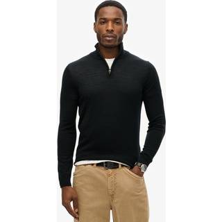 Superdry Merino Half Zip TrøjeStor