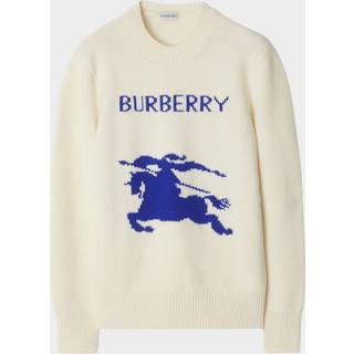 Burberry EKD wool and cashmere sweater - white - S
