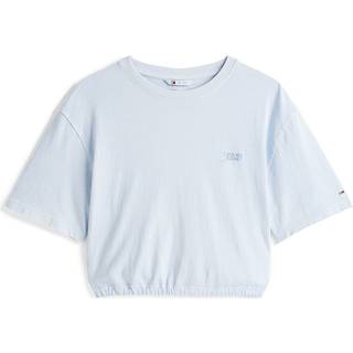 Cropped Loose Open Back T-Shirt