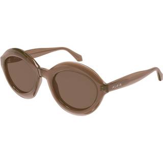 Azzedine Alaia AA0088S 003 53 Solbriller Kvinder Brun - Transparent Brown - 53mm