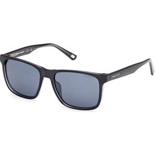 Skechers SE00047 Polarized 01D 54 Solbriller Mænd Black - Black On Clear - 54mm