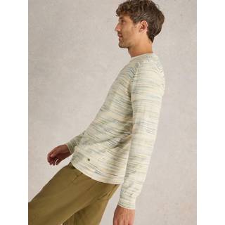 White Stuff White Stuff Natural Henderson Spacedye 100% Cotton Jumper
