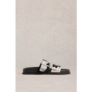 White Stuff White Stuff Black Whitney Western Sliders
