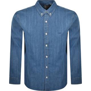 Levis Authentic Button Down Shirt Blue