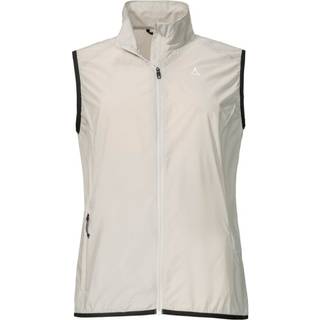 Schöffel Women's Vest Style Cannobio Cykelvest Damer størrelse 40 farve beige/grå
