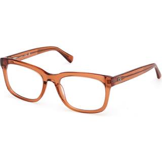 Guess GU50251 042 54 Briller Mænd Krystalklar - Transparent Shiny Dark Orange - 54mm