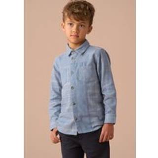 Angel & Rocket Angel & Rocket Blue 100% Cotton Connor Block Check Shirt