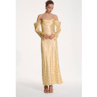 Omnes Omnes Yellow Munique Maxi Dress