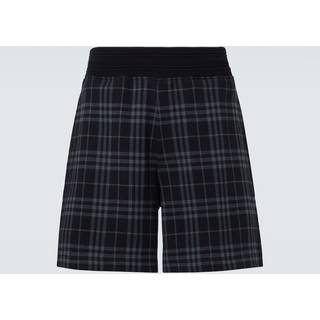Burberry Checked shorts - blue - IT 44