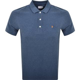 Farah Vintage Blanes Polo T Shirt Blue