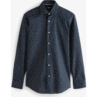 BOSS H Hank Kent C1 Slim Fit Shirt Navy