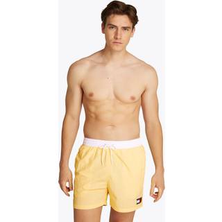 Tommy Hilfiger Tommy Hilfiger Yellow Medium Length Drawstring Swim Trunks