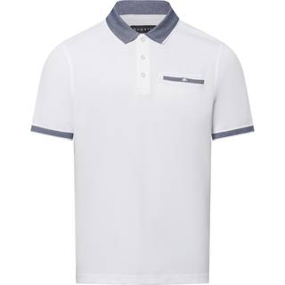 bugatti Herren Polo-Shirt weiß