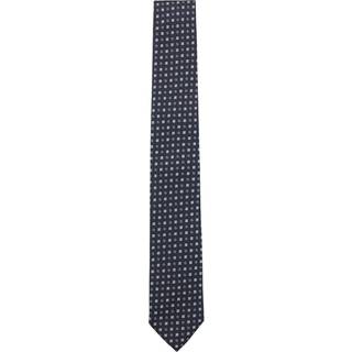 Slips i silkeblanding med jacquard-mønster
