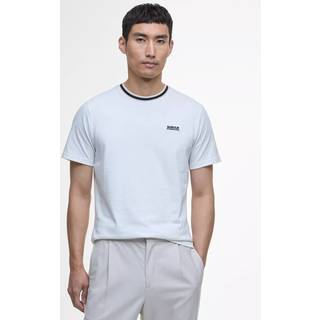 Barbour Luca Tipping Detail T Shirt in Whisper White - M