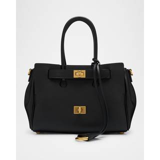 Balenciaga Bel Air Mini leather tote bag - black - One Size