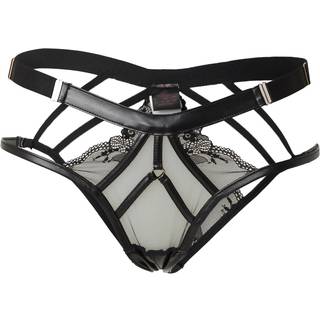 Hunkemöller Brasiliansk trusse bundløs Nadia sort - S