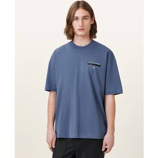 All Saints AllSaints Blue Redact Short Sleeve T-Shirt