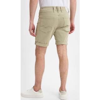 Replay RBJ981 Stretch Denim Shorts Oatmeal