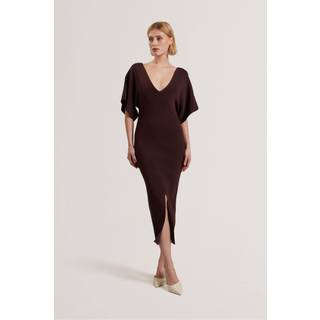 Ted Baker Ted Baker Rebexxa V-hals Strikket Midi Kjole - 14