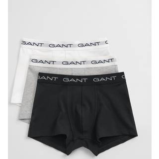 GANT 3-Pack Trunks Light Grey Melange/Black/White