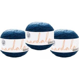 Lion Brand Yarn Mandala Gradient Multicolor Yarn til strik hækling og håndværk stålblå 1 pakke