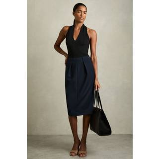 Reiss Reiss Gabi Plisseret Crepe Pencil Nederdele - EU 40 (UK 12)