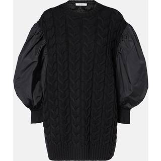 Max Mara Ancella knitted wool minidress - black - L