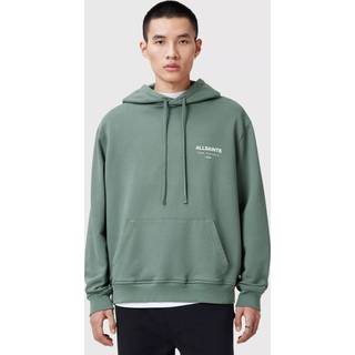 All Saints AllSaints Green Underground Over The Head Hoodie