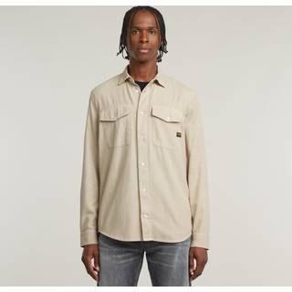 Marine Slim Shirt - Beige - Men