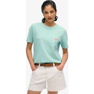 Superdry Essential Logo Garment Dye T-shirt med lomme44