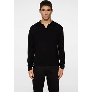 J.Lindeberg Rowan Long Sleeve Polo Black
