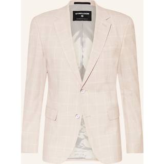 Strellson Herren Sakko beige kariert Slim Fit