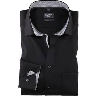 OLYMP Herren Hemd schwarz