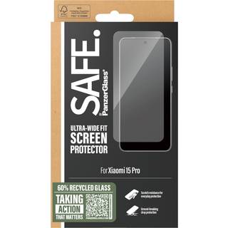Xiaomi 15 Pro - SAFE by PanzerGlass Ultra-Wide Fit Beskyttelsesglas - Gennemsigtig