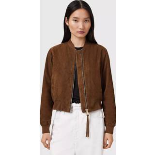 All Saints Allsaints Orten Suede Bomber Jakke