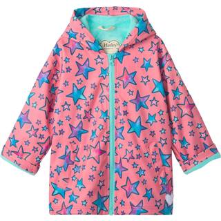 Hatley Hatley Pink Watercolour Doodles Zip Up Rain Jacket