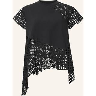 All Saints AllSaints Black Zala Crochet Top