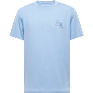 Psycho Bunny Elliot Graphic Logo T Shirt Blue