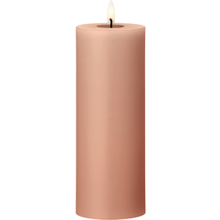 ester & erik ester & erik bloklys LED Ø7,5x20 cm 20 Rosy caramel