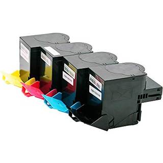 kompatibel sæt 4x toner til lexmark c2320 c2325 c2325dw c2425 c2425dw c2535 c2535dw mc2325adw mc242