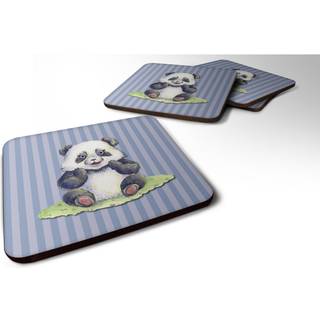 """" Caroline's Treasures Panda Bear Foam Coaster Set på 4 3,5 multicolor """"