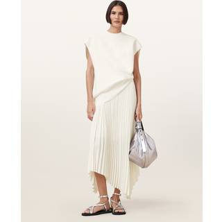All Saints AllSaints Cream Leia Harley 2 in 1 Sleeveless Midi Dress