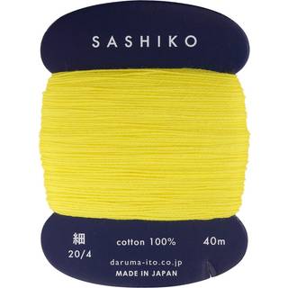 Sashiko tr?d tyndere v?gt 40 m oberst 203 -emon gul -japansk broderi & quiltning af Yokota