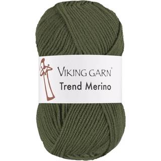 Viking Trend Merino 438 Grøn Indhold: 100% Ekstrafin merinould Vægt/længde: 50 gram = ca. 125 meter Anbefalede pinde: 4.5 mm Strikkefasthed: 10 cm = 20 m Vask: Kan vaskes på skånsom maskinvask / Maks. 30ºC / Tørres fladt.